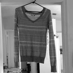 Grey & White / SO Sweater / XS